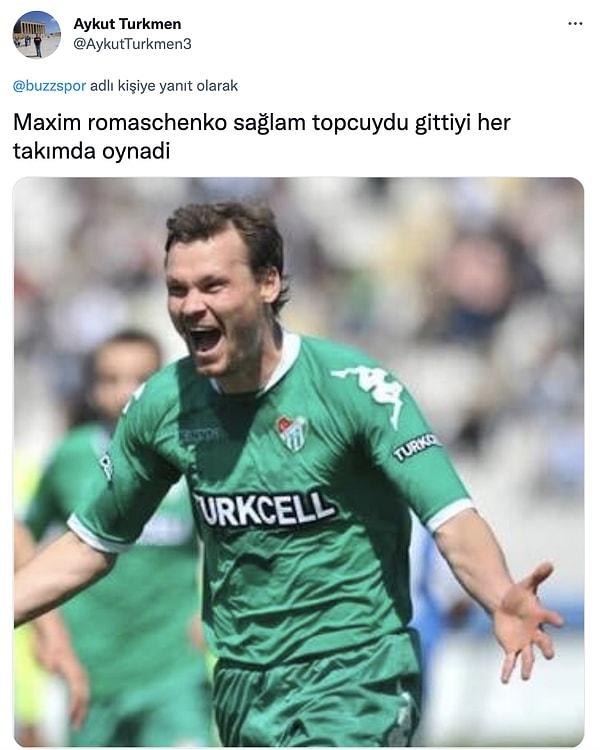 Maxim Romaschenko, ismi güzel futbolcu.