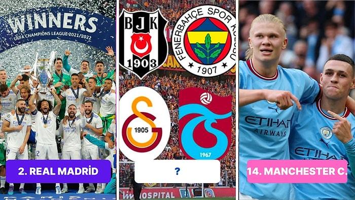 2022'de Google'da En Çok Aranan Futbol Kulüpleri Listesine Türk Kulüpleri Damga Vurdu!