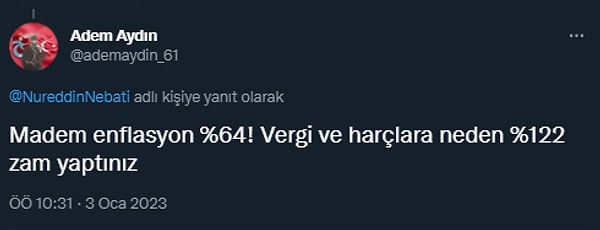 Matematiksel olarak son 1 yıl bazında bakıldığında enflasyon doğal olarak düşüyordu.