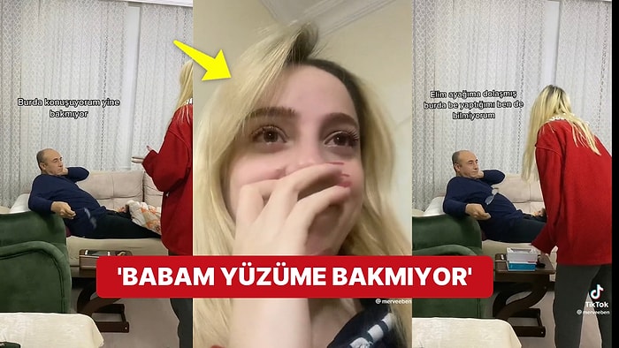 Babasıyla Küs Olan TikTok Kullanıcısı Gözyaşlarına Hakim Olamadı: 'En Azından Ters Tepki Vermedi'