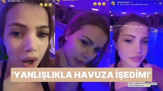 TikToker Elisa Durulay'ın 'Havuza İşediğini' İtiraf Ettiği Bi' Acayip Video Gündem Oldu