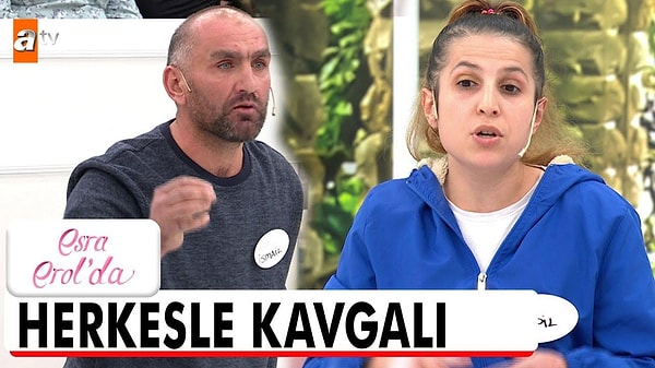 Hafta içi her gün ATV ekranlarında izleyicisiyle buluşan Esra Erol'da izleyiciyi ekranlara kilitleyen yeni bir konu işleniyor. Eşinin eski sevgilisi Yasin Çorak'a kaçtığını söyleyerek programa başvuran İsmail Çevik bugün gerçekleşen yayında Yasin'in eşine çıplak fotoğraflarını attığını söyledi.