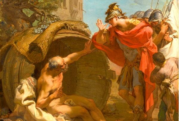 Fıçıda yaşamasıyla tanıdığımız düşünür Diogenes de sokağın ortasında düzenli olarak mastürbasyon yapıyordu.