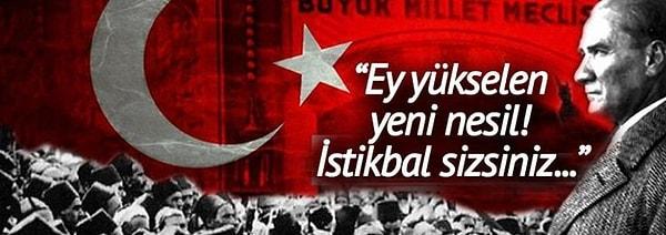 Çok önemli sözleri, tavsiyeleri var Mustafa Kemal Atatürk’ün. Aralarından sadece bazılarını seçtim gelecek tasarımız için: