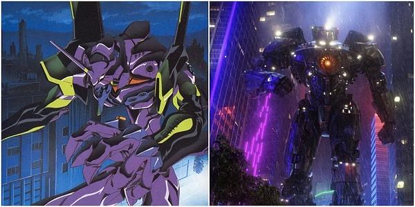 5. Neon Genesis Evangelion (1995) ve Pacific Rim (2013)