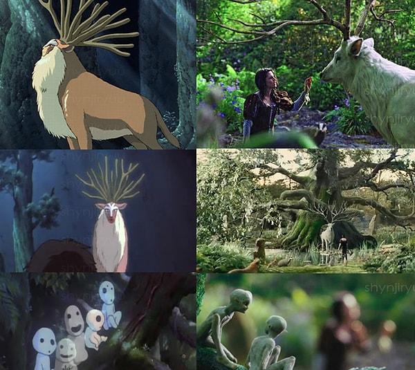 8. Princess Mononoke (1997) ve Snow White The Huntsman (2012)