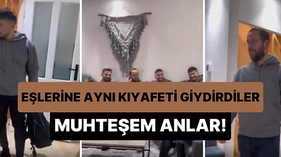 Aralarında Sözleşen Kadınlar Eşlerine Aynı Kıyafeti Giydirip Buluşunca Ortaya Efsane Görüntüler Çıktı