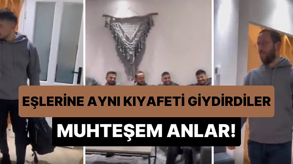 Aralarında Sözleşen Kadınlar Eşlerine Aynı Kıyafeti Giydirip Buluşunca Ortaya Efsane Görüntüler Çıktı