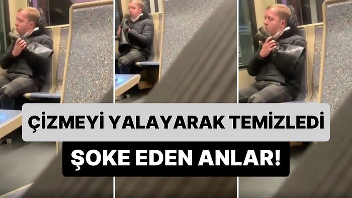 Biri Kölesini Unutmuş: Kadın Çizmesindeki Çamurları Yalayarak Temizleyen Adam Şoke Etti