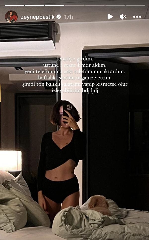 3. Başarılı şarkıcı Zeynep Bastık'ın siyah çamaşırlı fotoğrafı gündem oldu!