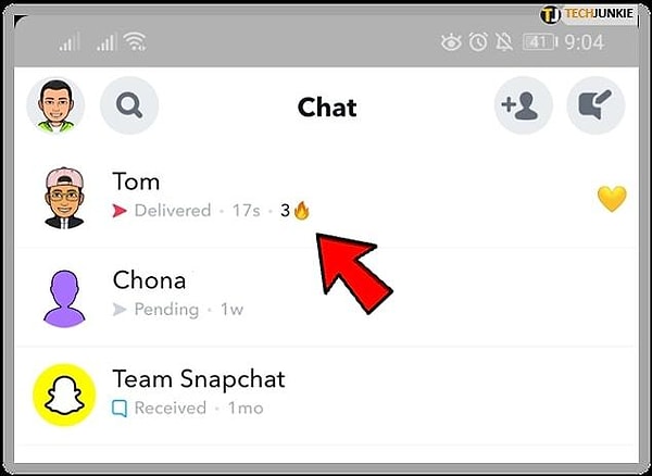 How to make Snap Streak?