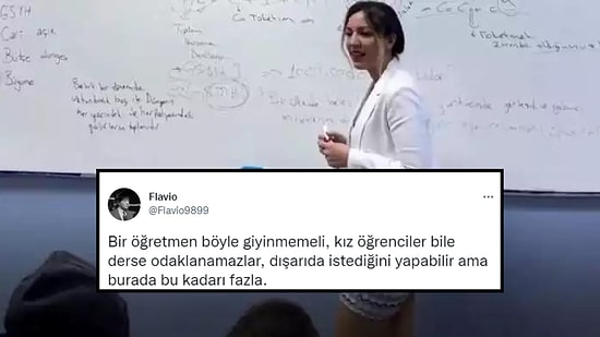 'Mini Etekli Öğretmen' Başlığıyla Paylaşılan Öğretmenin Görüntüleri Sosyal Medyada Gündem Oldu