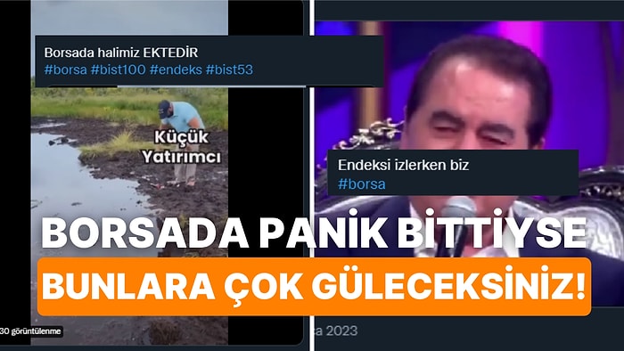 Borsada Düşüşle Goygoya Başlayan Piyasacılar, Panik Yapan Küçük Yatırımcıyı Bile Güldürecek!