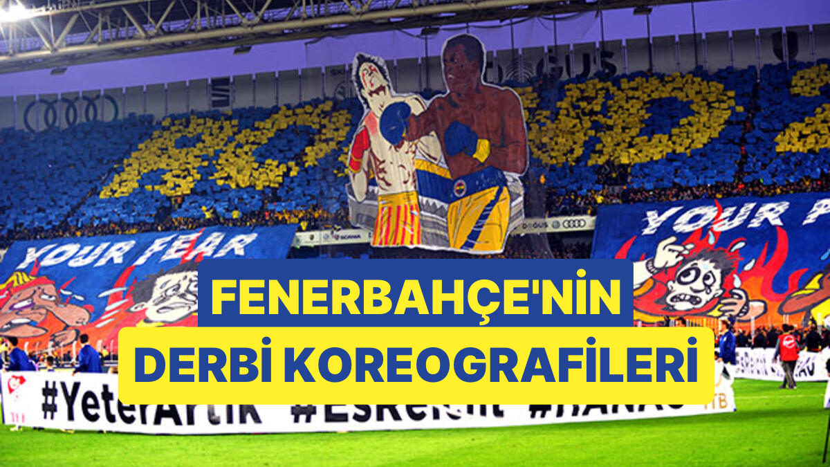 kadıköy de fenerbahçe taraftarlarının galatasaray derbileri İçin