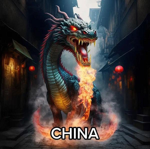 Çin efsanelerindeki ejderha detayı yapay zekanın dikkatinden kaçmamış.
