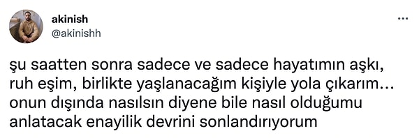 15. Yorulduk artık bu konularda.