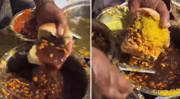 Hindistan'da kaydedilen bir sokak satıcısının hamburger hazırlama görüntüsü sosyal medyada gündem oldu. O görüntüleri izlerken midenizde bir miktar hareketlenme hissedebilirsiniz...