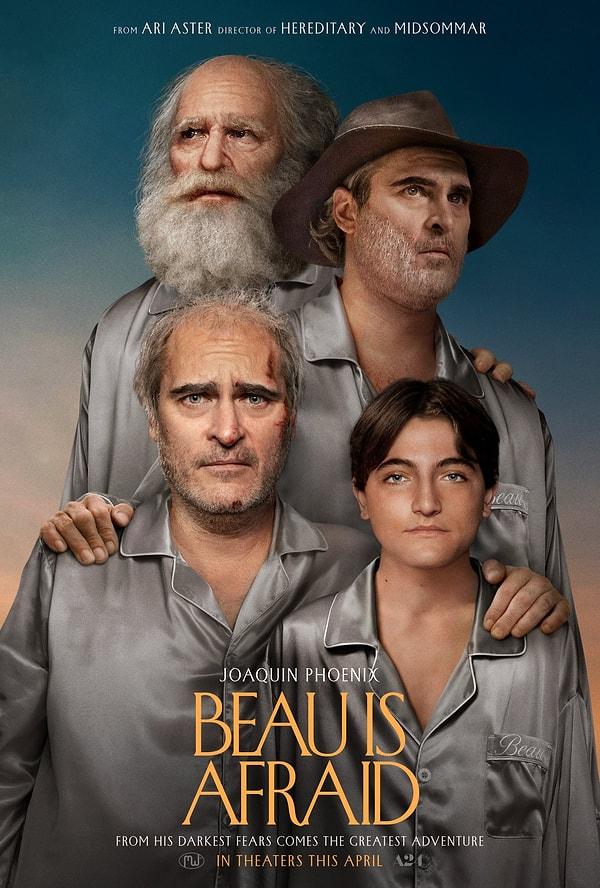 9. Ari Aster'in başrolünds Joaquin Phoenix'in yer aldığı yeni filmi Beau is Afraid'den bir afiş yayımlandı.