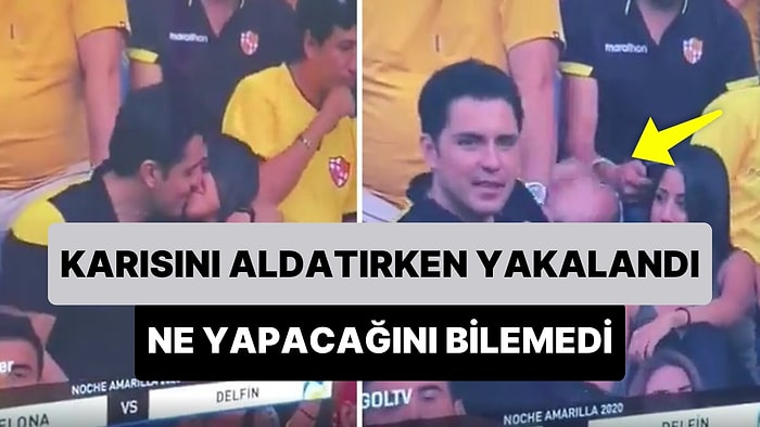 Karısını Aldatan Adam, Sevgilisi ile Öpüşürken Kameraların Onları Çektiğini Fark Edince Ne Yapacağını Bilemedi