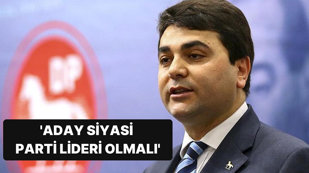 Gültekin Uysal Cumhurbaşkanı Adayını Tarif Etti: ‘Siyasi Parti Lideri Olmalı’