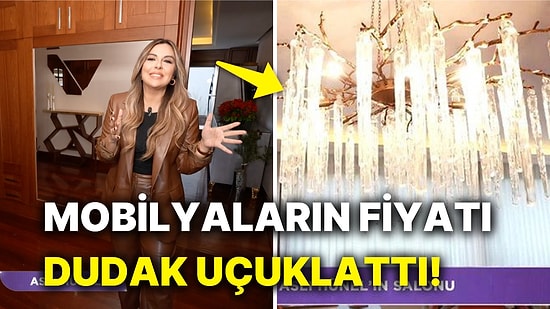 Gelin Evi'nin Sunucusu Aslı Hünel'in Avizesi Bile Binlerce Lira Değerinde Olan İhtişamlı Evini Görmelisiniz!