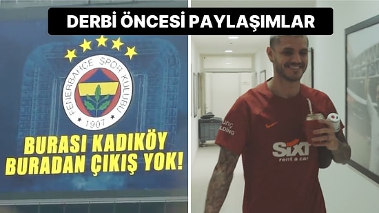 Fenerbahçe ve Galatasaray, Dev Derbi Öncesi Taraftarlarını Maç Havasına Sokacak Klipler Yayınladı