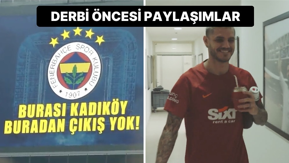 Fenerbahçe ve Galatasaray, Dev Derbi Öncesi Taraftarlarını Maç Havasına Sokacak Klipler Yayınladı