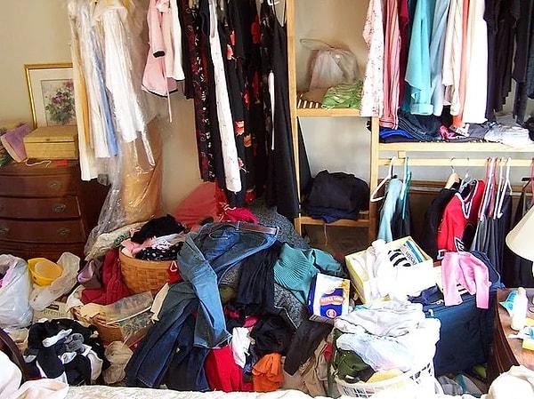3. Take down your entire closet and eliminate it one by one.