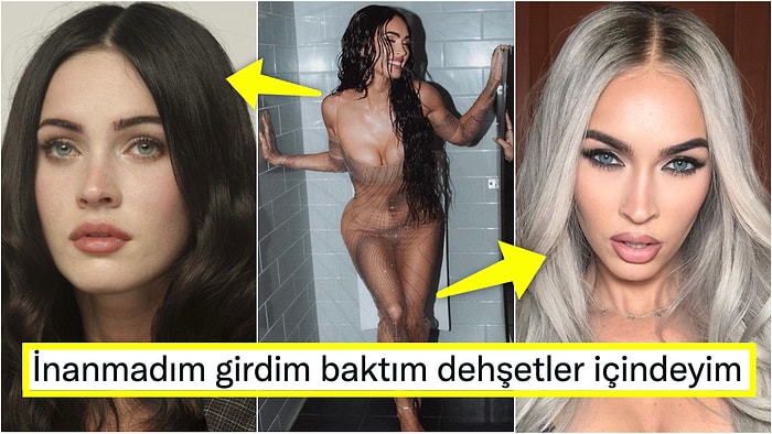 Estetik Operasyonlarla Adeta Bambaşka Biri Olan Megan Fox'un 'Naptın Sen Kendine' Dedirten İnanılmaz Değişimi