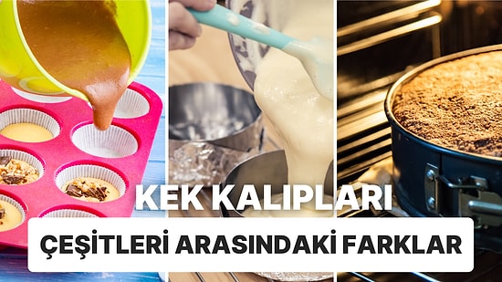 Çok Lezzetli Kekler Pişirin Diye: Kek Kalıbı Çeşitleri ve Aralarındaki Farkları Açıklıyoruz