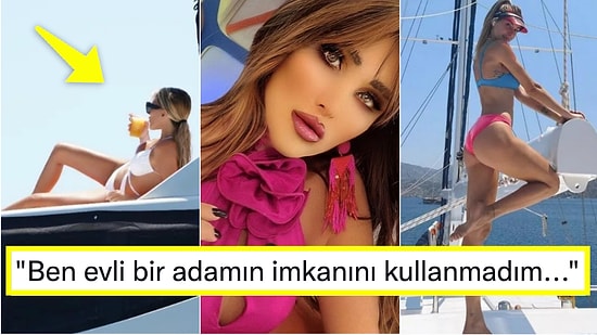 Teknede Poz Veren Seren Serengil, Şeyma Subaşı Taklidi Yapmakla Suçlanınca Bir Takipçisine Fena Patladı!