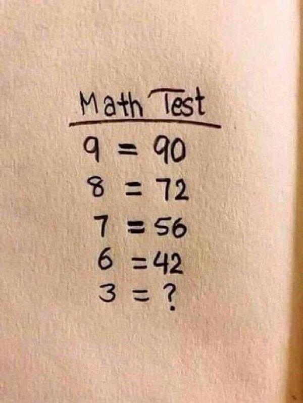 Sence bu matematik sorusunun cevabı ne?