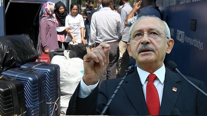 Kılıçdaroğlu’nun Uğurlayacağı Suriyelileri Evlerinden Aldılar