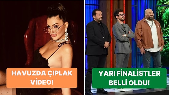 MasterChef Yarı Finalistlerinden Kısmetse Olur Cansel'in Çıplak Havuz Videosuna TV Dünyasında Bugün Yaşananlar