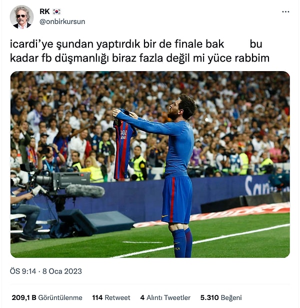 4. Fenerbahçe kapatılsa taraftarı rahat bir nefes alır bence...