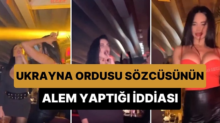 Ukrayna Ordusunun Basın Sözcüsü Ivanna Platovska'nın Gece Kulübünde Eğlendiği İddiası Tepki Çekti