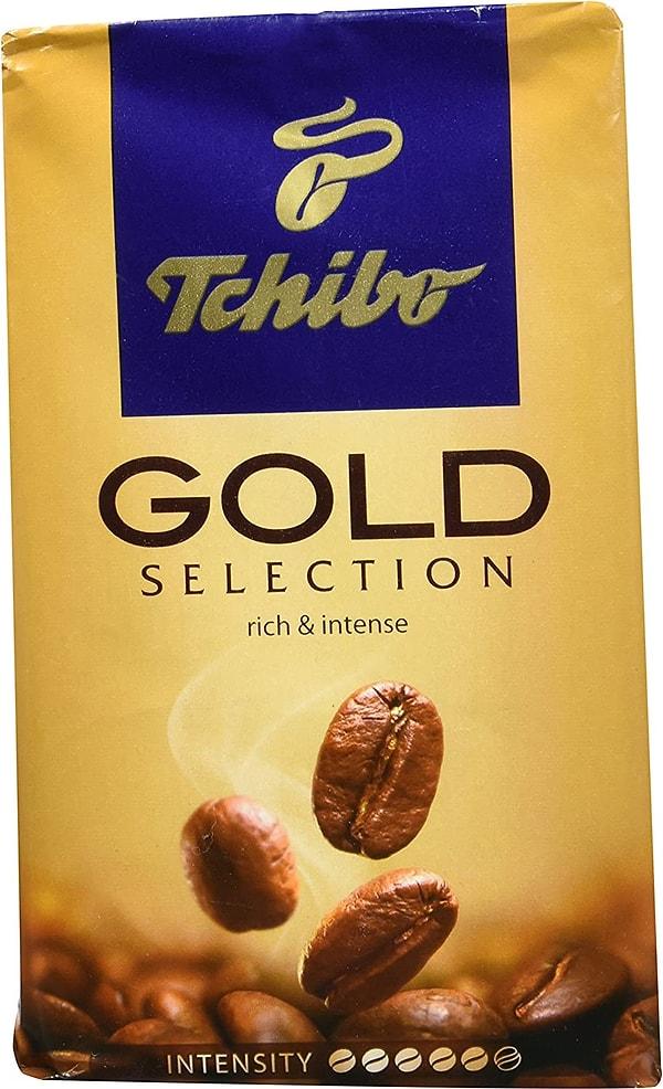6. Hem yumuşak içimli hem tadı güzel: Tchibo Gold Selection Öğütülmüş Filtre Kahve