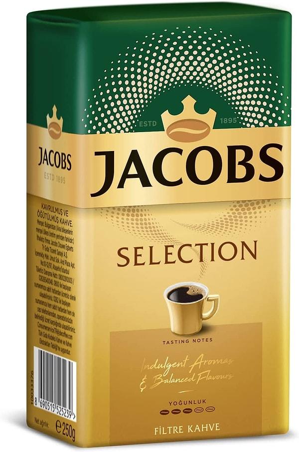 7. Dengeli bir tat ve güçlü aroma: Jacobs Selection Filtre Kahve