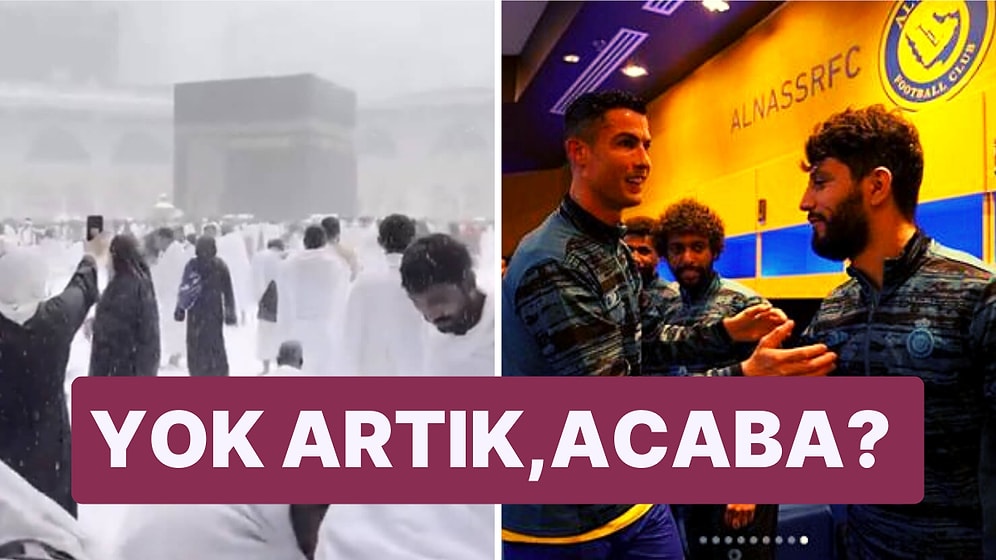 Yılbaşında Kabe'ye Kar Yağdı mı; Ronaldo, 7 Numara İçin Futbolcu Kovdurdu mu? Son Günlerde Tartışılan 7 İddia