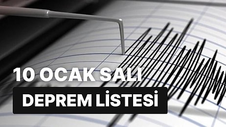 Çanakkale ve İzmir'de Korkutan Deprem: Deprem mi Oldu, Kaç Büyüklüğünde? 10 Ocak Salı Son Depremler Listesi