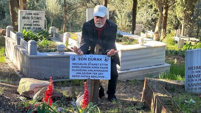 Bunu da Gördük! Hayattayken Mezarını Yaptı: Her Gün Mezarına Gidip Çiçeklerini Suluyor