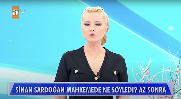 Bugün yapılan canlı yayında Müge Anlı, izleyicilerin kafasındaki soru işaretlerine yanıt verdi. Bu soru işaretlerinden en büyüğü ise "Ya Arife Gökçe'nin kaybı Sinan Sardaoğan'dan alakasızsa? Arife Gökçe'yi ortadan kaybedecek başka birileri varsa?"