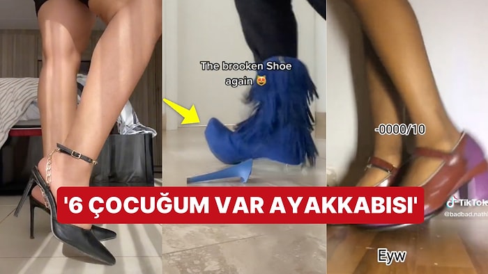 TikTok'un Yeni Akımı: Annelerinin Topuklu Ayakkabılarını Giyerek Puanladılar