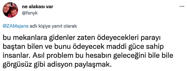 Paylaşım yapanlara da bir tepki geldi.