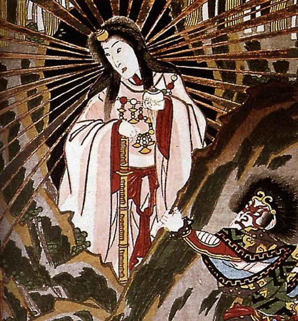 4. Yükselen Güneşin Japon tanrıçası: Amaterasu
