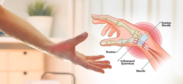 De Quervain Tendiniti daha çok yeni yapmaya başlanılan zorlayıcı ve tekrarlayıcı hareketler eşliğinde görülür.