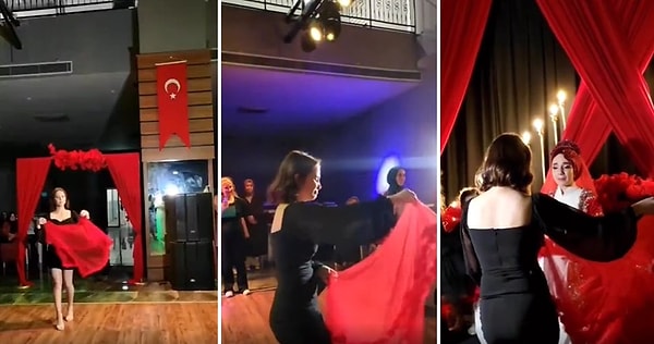 Müzik seçiminden yapılan dansa kadar birçok eleştiri alan, arkadaşının kınasında 'Duvak dansı' yapan kadının o görüntüleri sosyal medyada gündem oldu.