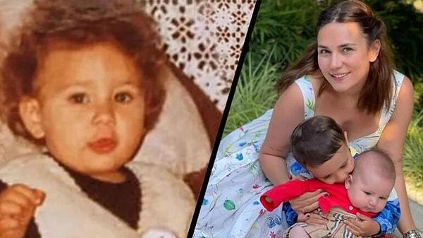7. Bu kıvırcık saçlı sevimli bebek önce Miss Turkey güzeli sonra güzel bir anne oldu.