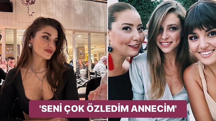 Hande Erçel, Kansere Yenik Düşen Annesiyle Çektirdiği Çocukluk Fotoğrafını Paylaşarak Hepimizi Duygulandırdı