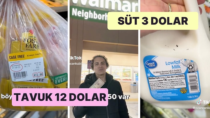 Amerika'nın En Ünlü Marketlerinden Birinde 50 Dolar'a Neler Alınabileceğini Görünce Sinirleriniz Bozulacak!